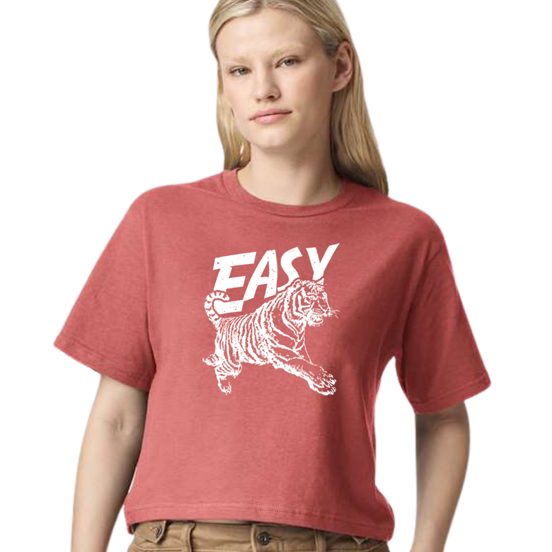 Easy Tiger Crop T-Shirt on Canyon-Lemons and Limes Boutique