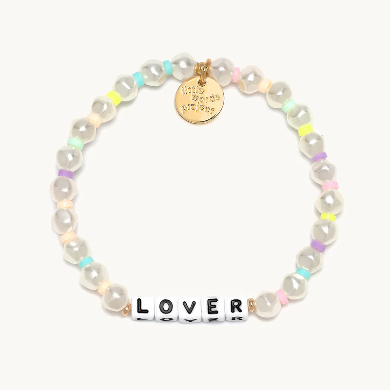 Lover Bracelet Taylor Swift Collection in Vanilla Cone by Little Words Project-Lemons and Limes Boutique