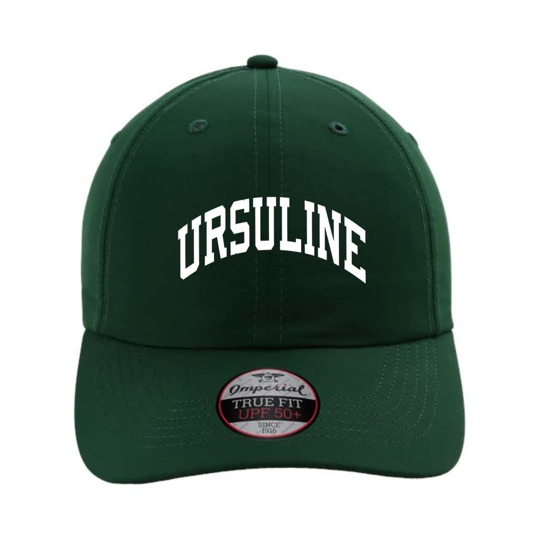 Curved Ursuline Performance Hat - Forest Green-Lemons and Limes Boutique