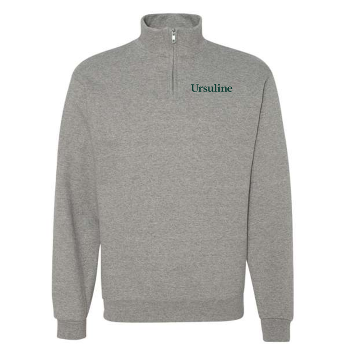 Ursuline on Oxford Quarter Zip Sweatshirt-Lemons and Limes Boutique