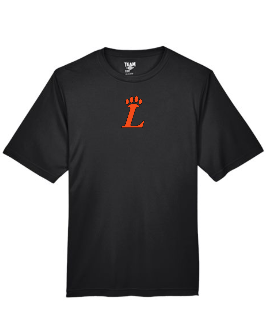 Loveland Paw Performance T-Shirt on Black-YOUTH