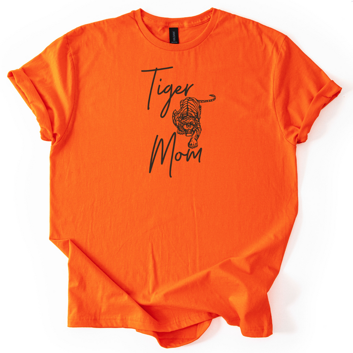 Tiger Mom Graphic Tee- Bright Orange-Lemons and Limes Boutique