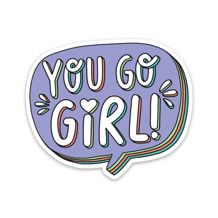 You Go Girl Sticker-Lemons and Limes Boutique