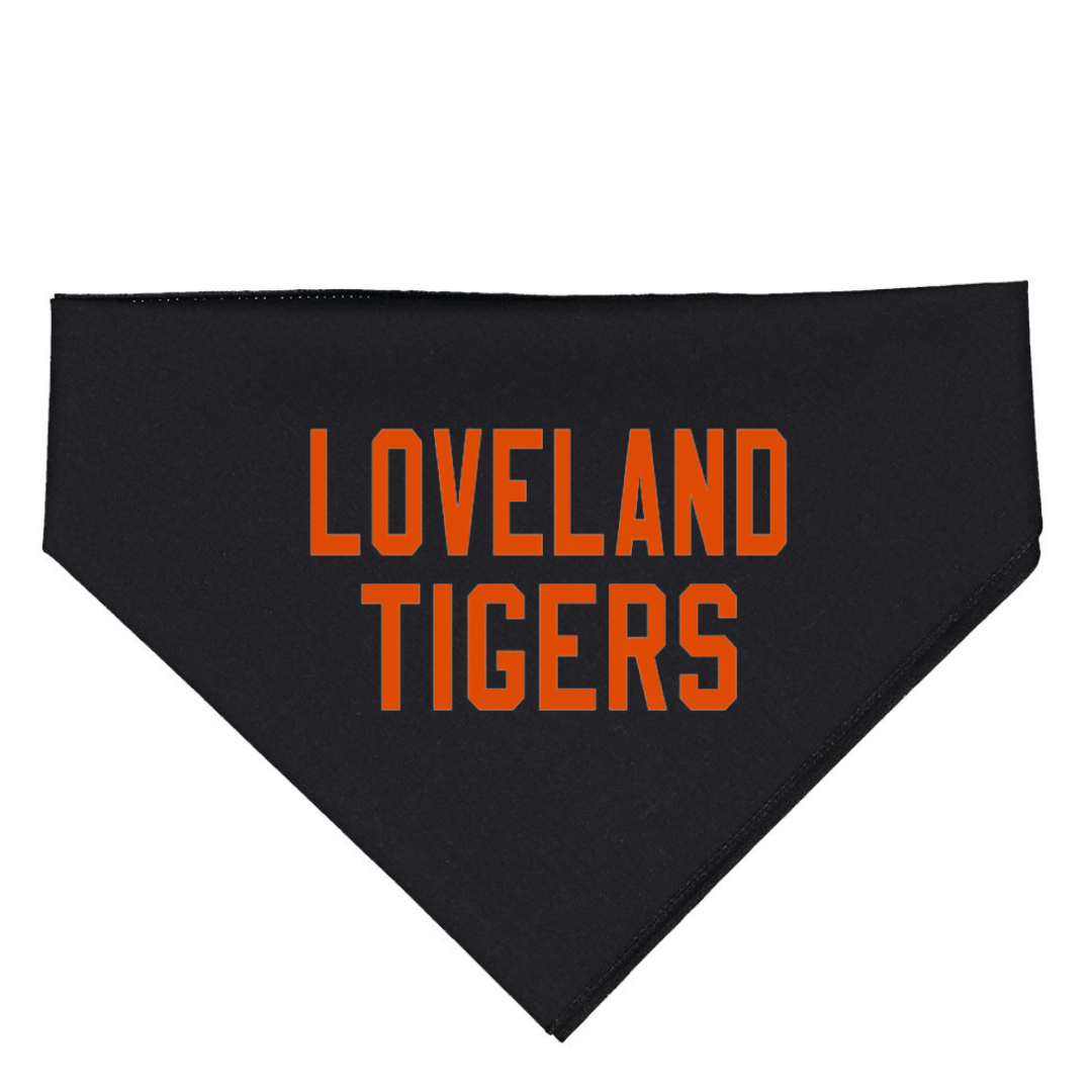 Loveland Tigers Dog Bandana-Lemons and Limes Boutique