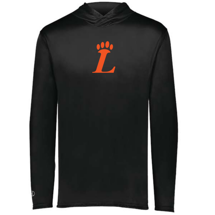 Loveland Paw Black Performance Hoodie--Lemons and Limes Boutique