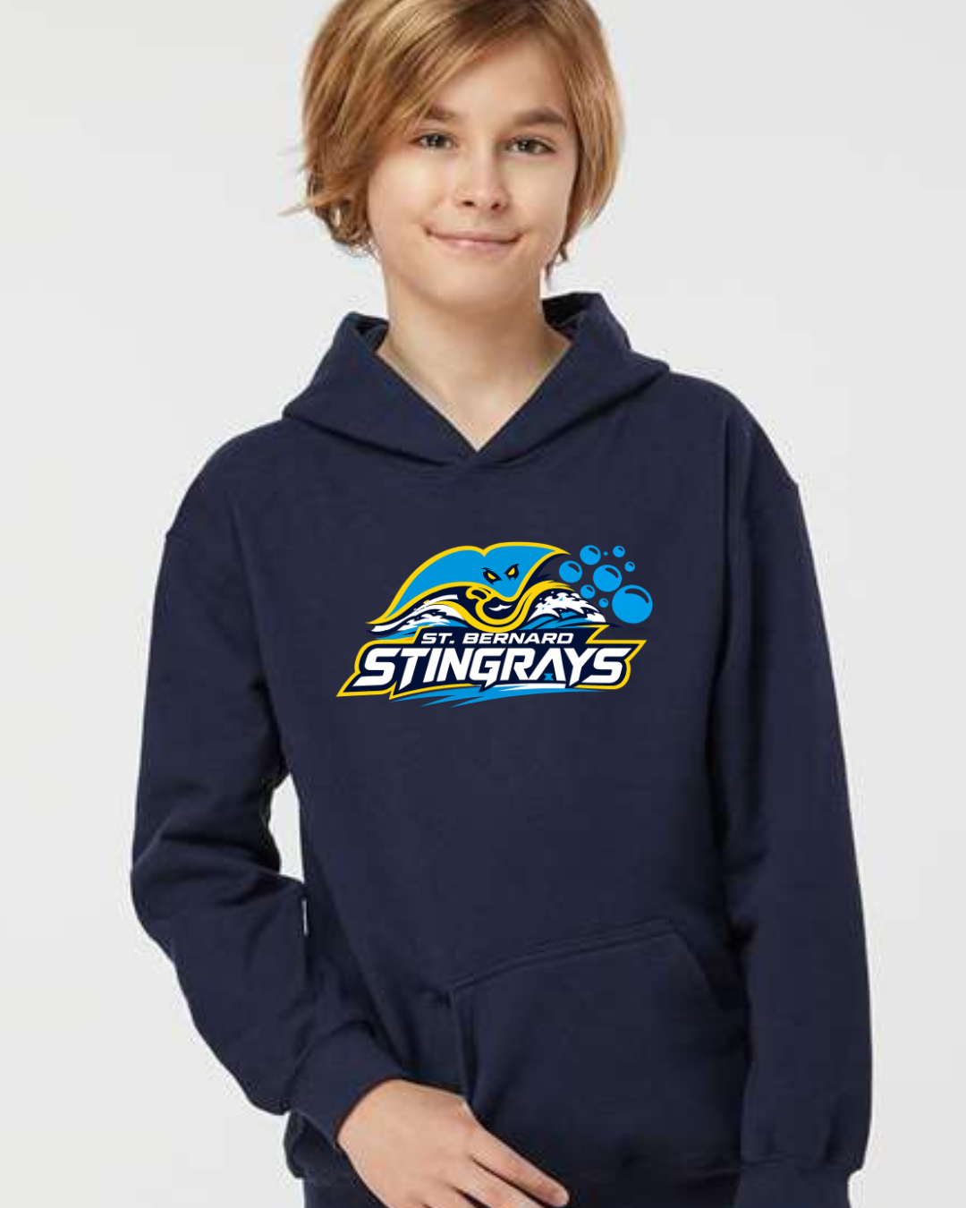 St. Bernard Stingrays Navy Hoodie