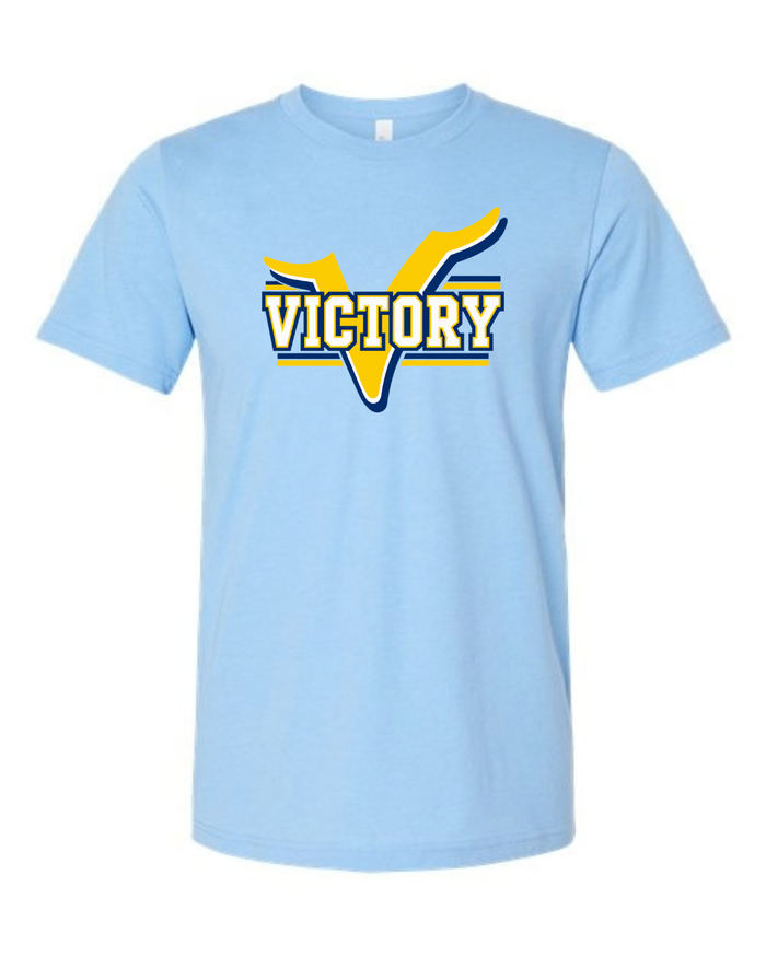 Victory Block V Heather Carolina Blue (Adult and Youth) (Copy)