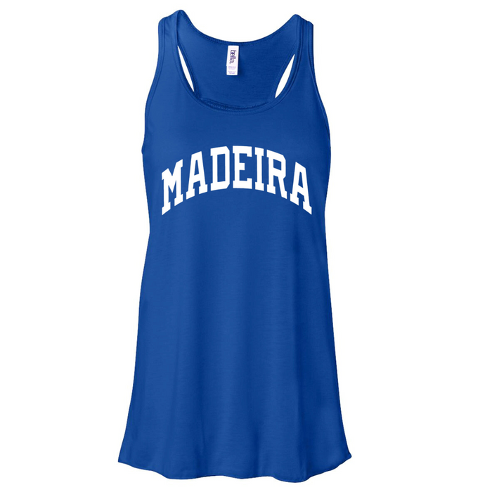 Madeira Curve Tank Top on Royal Blue--Lemons and Limes Boutique