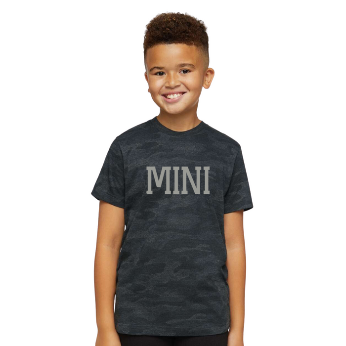 Mini T-Shirt on Storm Camo-YOUTH--Lemons and Limes Boutique