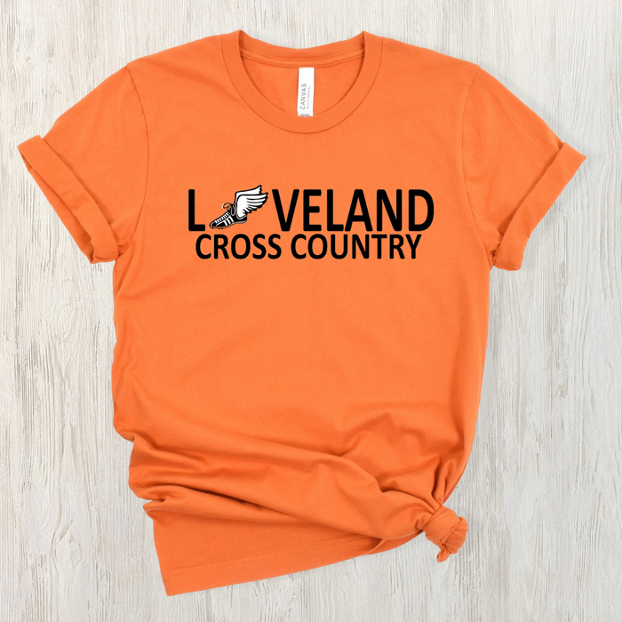 Loveland Cross Country T-Shirt--Lemons and Limes Boutique