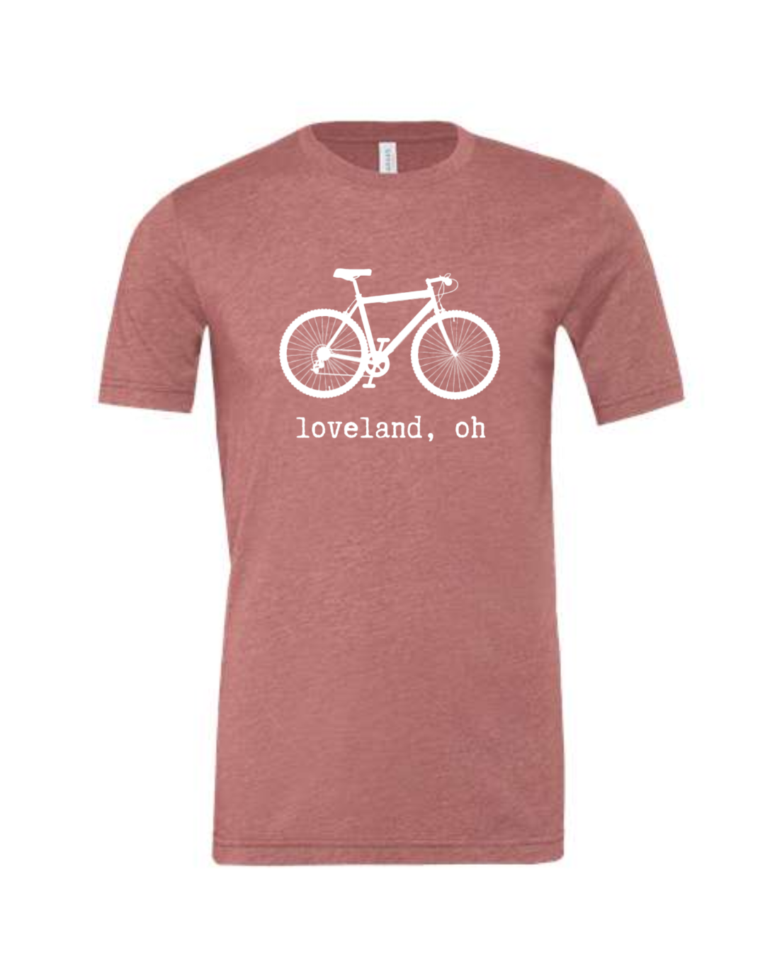 Vintage Loveland Bike t-Shirt on Heather Mauve