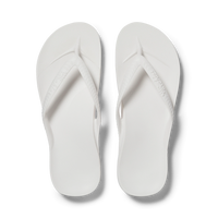 Archies Flip Flop in White-Shoes-Lemons and Limes Boutique