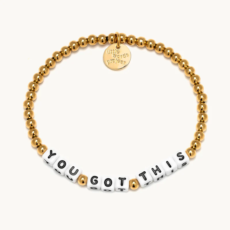 You Got This Bracelet in Gold Little Words Project-Lemons and Limes Boutique