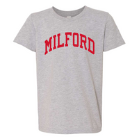 Milford Curved T-Shirt (multiple colors)-YOUTH-Athletic Grey-Youth Small-Lemons and Limes Boutique