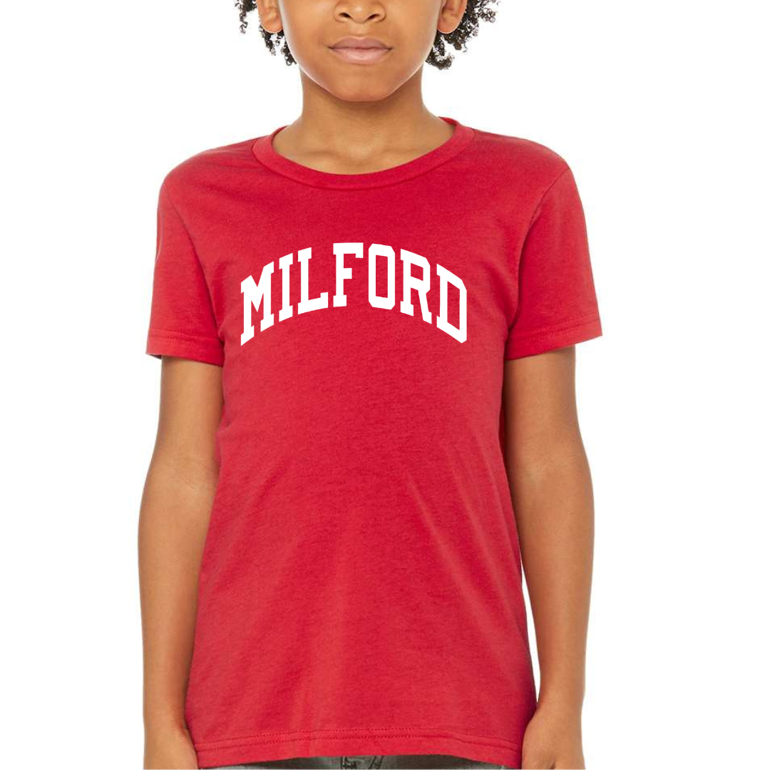 Milford Curved T-Shirt (multiple colors)-YOUTH-Red-Youth Small-Lemons and Limes Boutique