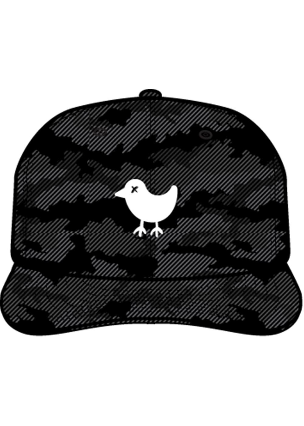 Birdie Snapback Hat in Frostbite Black