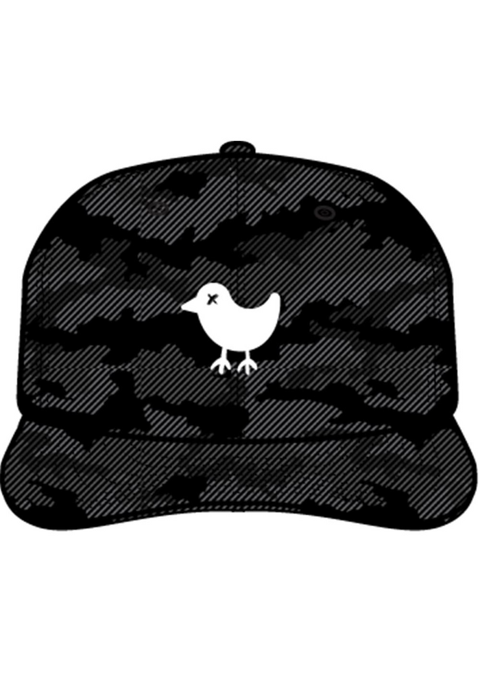 Birdie Snapback Hat in Frostbite Black
