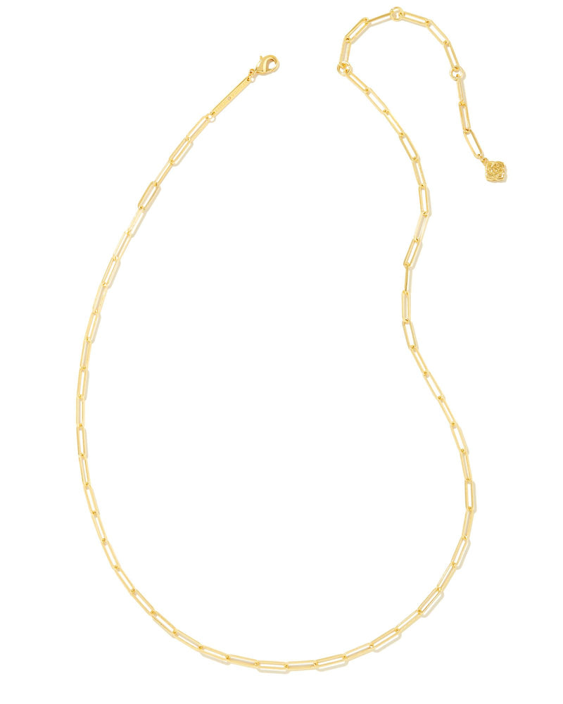 Courtney Paperclip Necklace in Gold by Kendra Scott-Lemons and Limes Boutique