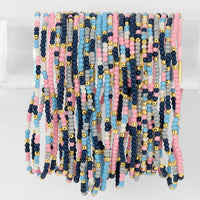 Stretch Seed Bead Bracelets in Assorted Colors