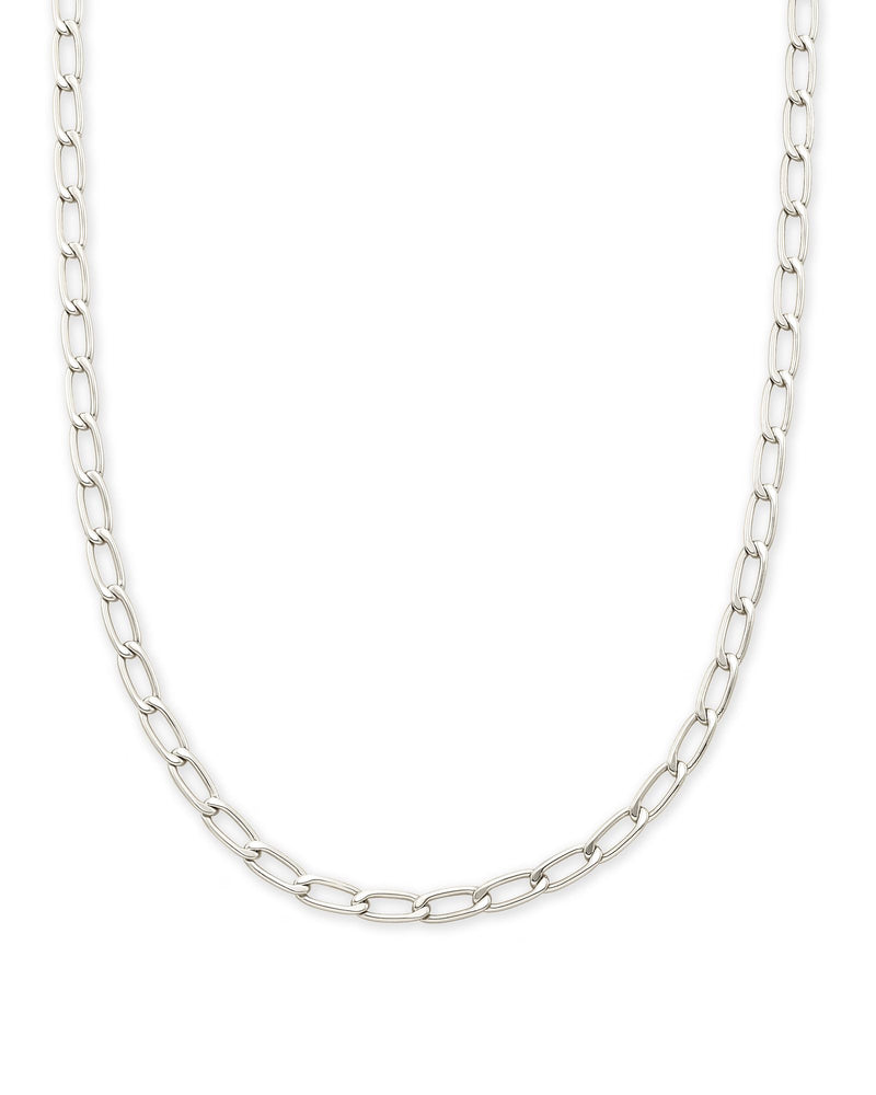 Merrick Chain Necklace in Silver Metal by Kendra Scott-NECKLACES-Lemons and Limes Boutique