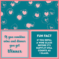 Refill wine/Winner Cocktail Napkin-Lemons and Limes Boutique