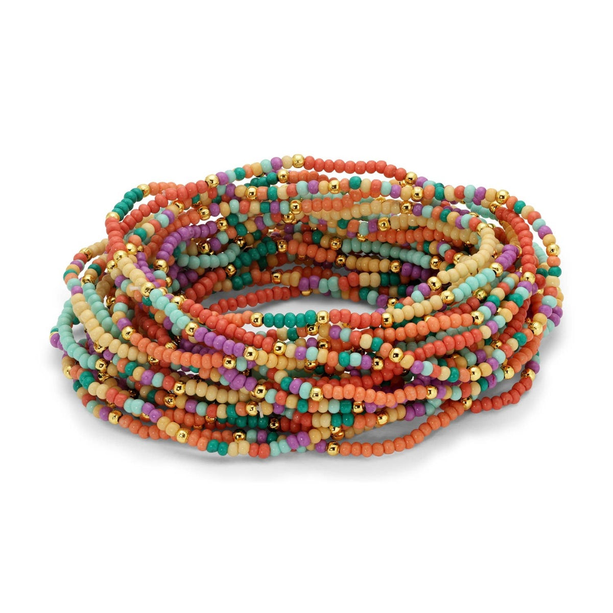 Stretch Seed Bead Bracelets in Assorted Colors