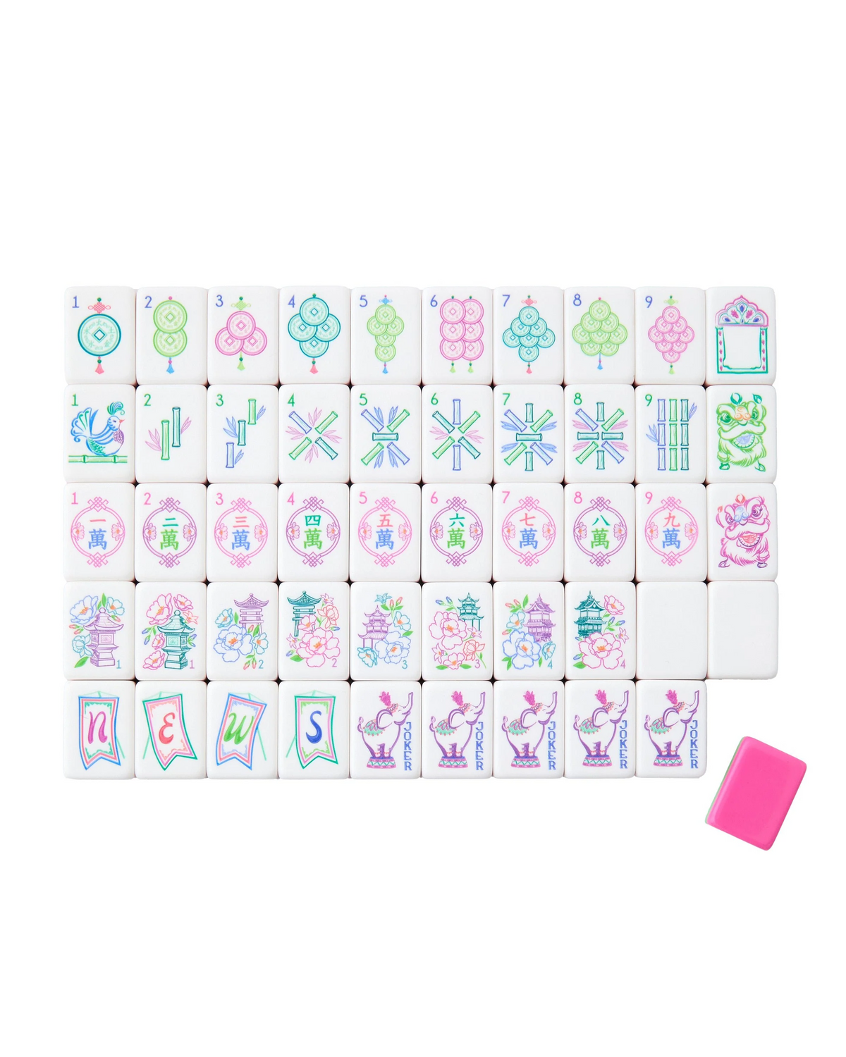 Amara Mahjong Tiles-Lemons and Limes Boutique