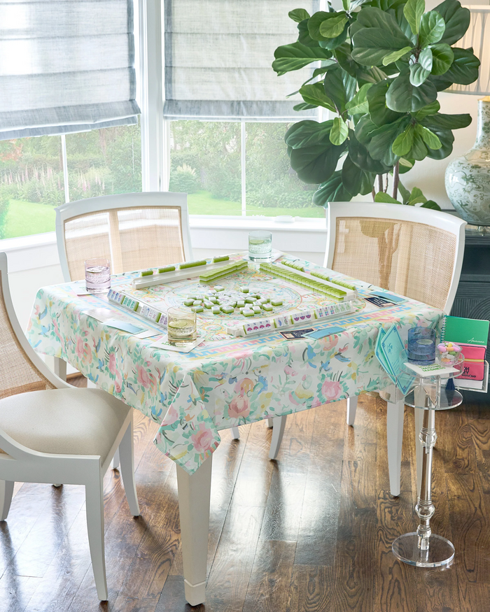 Aristocrat Mahjong Tablecloth-Lemons and Limes Boutique