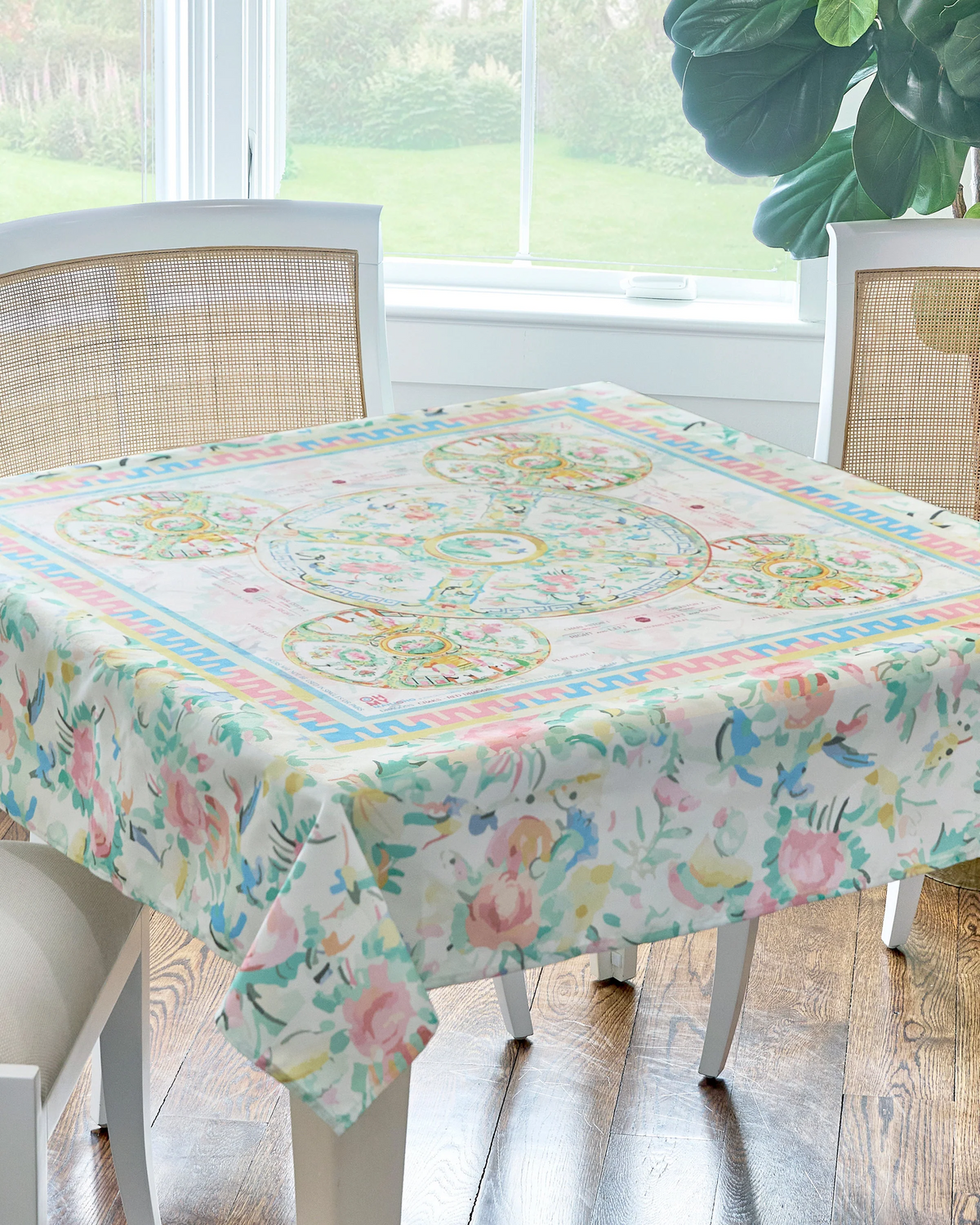 Aristocrat Mahjong Tablecloth-Lemons and Limes Boutique