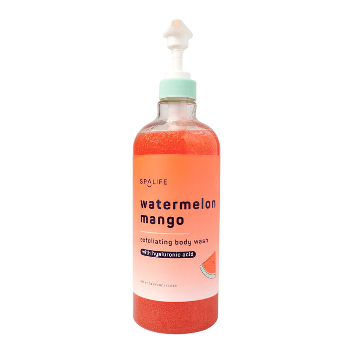 Watermelon Mango Exfoliating Body Wash With Hyaluronic Acid-Lemons and Limes Boutique