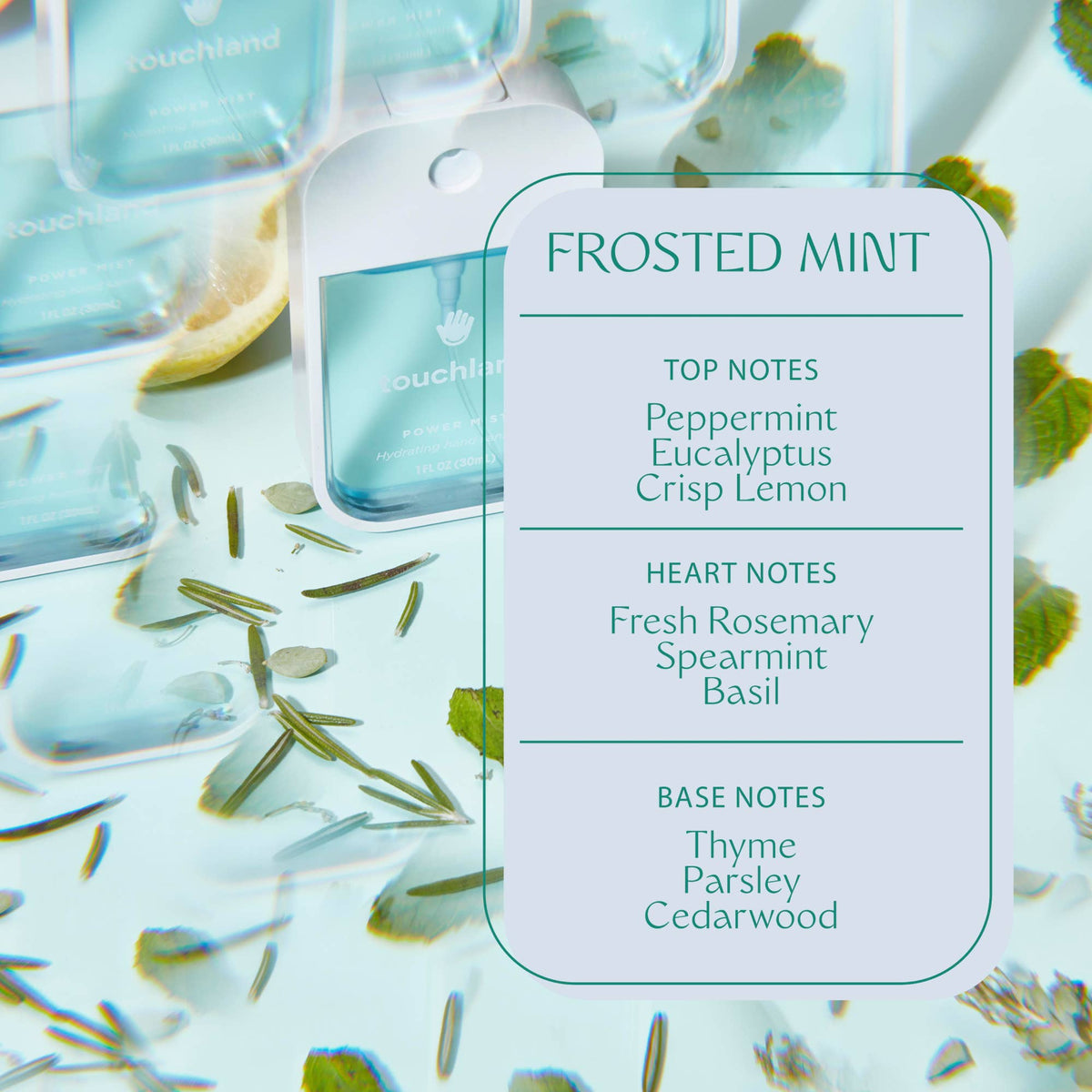 Power Mist Frosted Mint by Touchland--Lemons and Limes Boutique