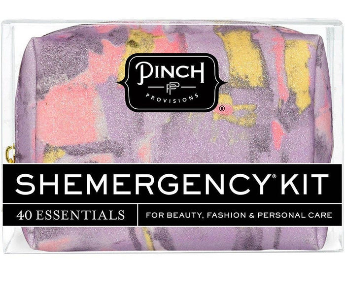 Watercolor Shemergency Survival Kit in Lavender by Pinch Provisions--Lemons and Limes Boutique
