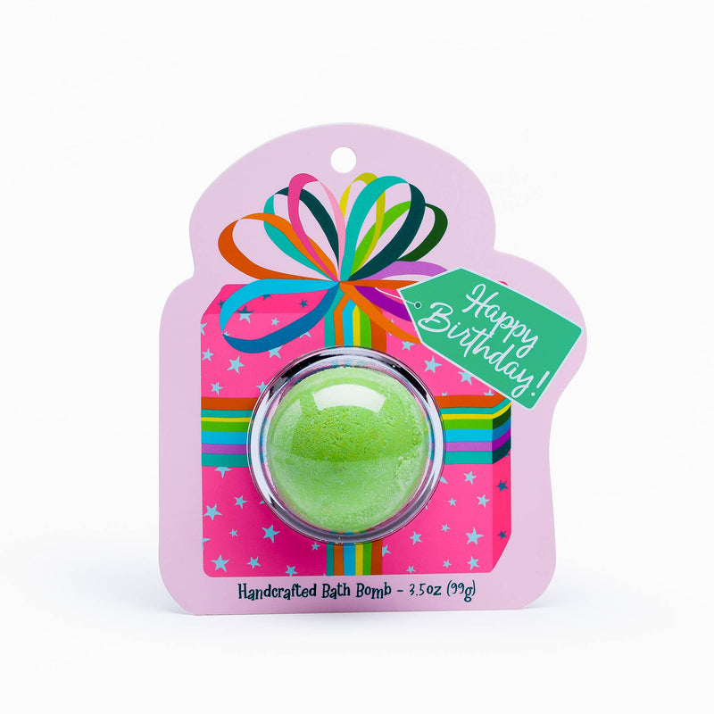 Happy Birthday Present Clamshell Bath Bomb--Lemons and Limes Boutique