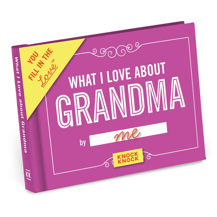 What I Love about Grandma Fill in the Love® Book--Lemons and Limes Boutique