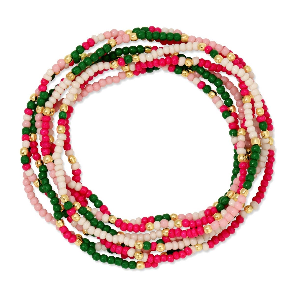 Stretch Seed Bead Bracelets in Assorted Colors