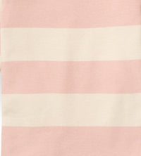 Rugby Stripe Organic Cotton Sleep & Play in Pink Sand-Lemons and Limes Boutique