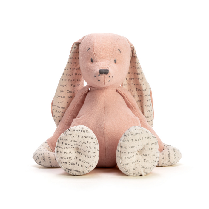 Dear Baby - Bunny Plush in Pink--Lemons and Limes Boutique