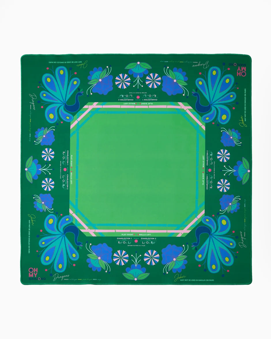 Green Birdie Mat with Tube Oh My Mahjong (Retired)