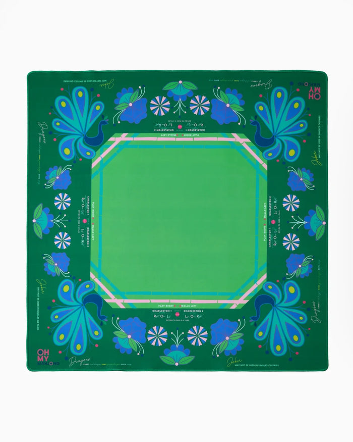 Green Birdie Mat with Tube Oh My Mahjong (Retired)