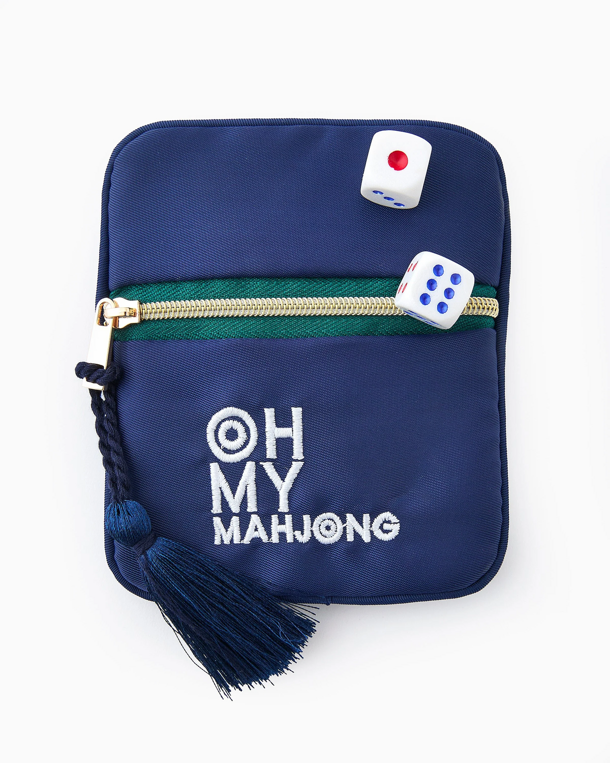 Blue Coin & Dice Bag-Lemons and Limes Boutique
