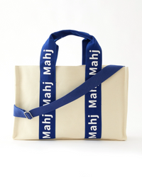 Blue Mahj it All Bag-Lemons and Limes Boutique