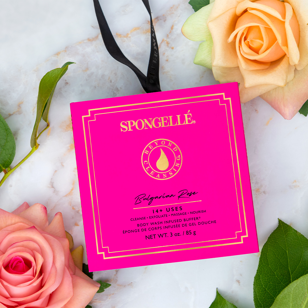 Bulgarian Rose | Boxed Flower-Body Wash Infused Buffer-Lemons and Limes Boutique