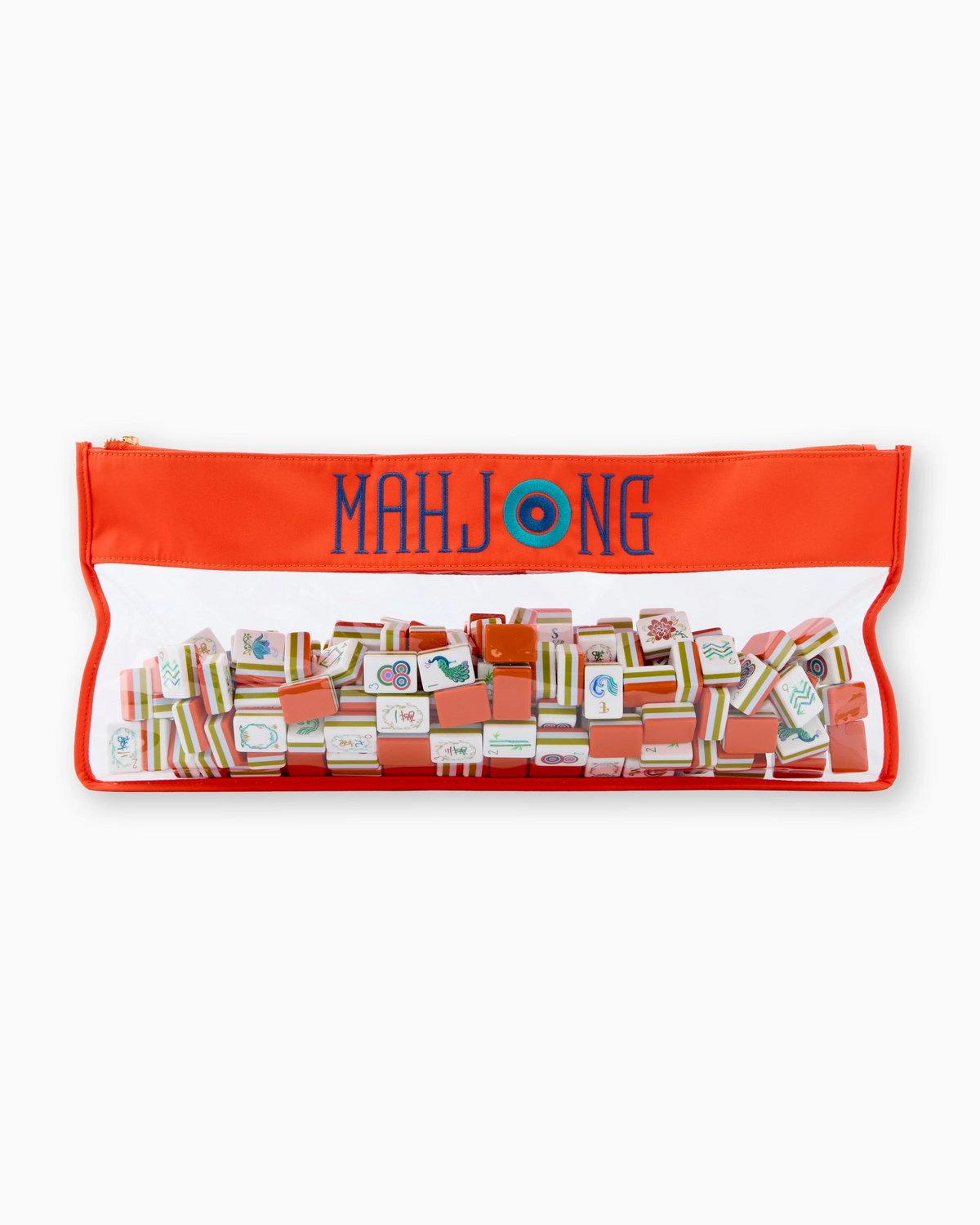 Burnt Orange Mahjong Tile Bag-Lemons and Limes Boutique