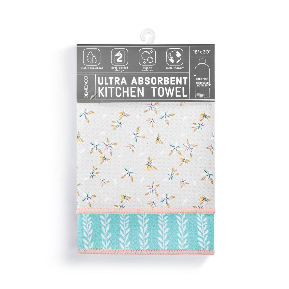 Vintage Floral Absorbent Reversible Towel-Lemons and Limes Boutique