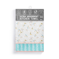 Vintage Floral Absorbent Reversible Towel-Lemons and Limes Boutique