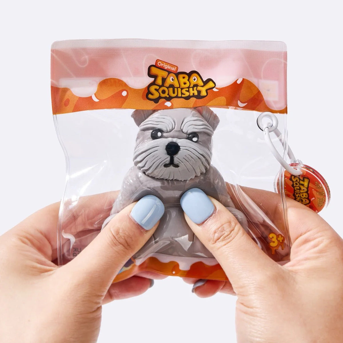 Grey Schnauzer Taba Squishy (3 Week Fulfullment Time)