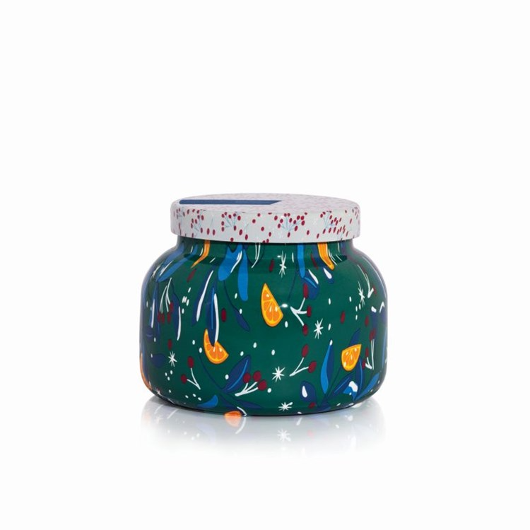 Holiday Pattern Play Volcano Signature Jar Candle by Capri Blue-Lemons and Limes Boutique