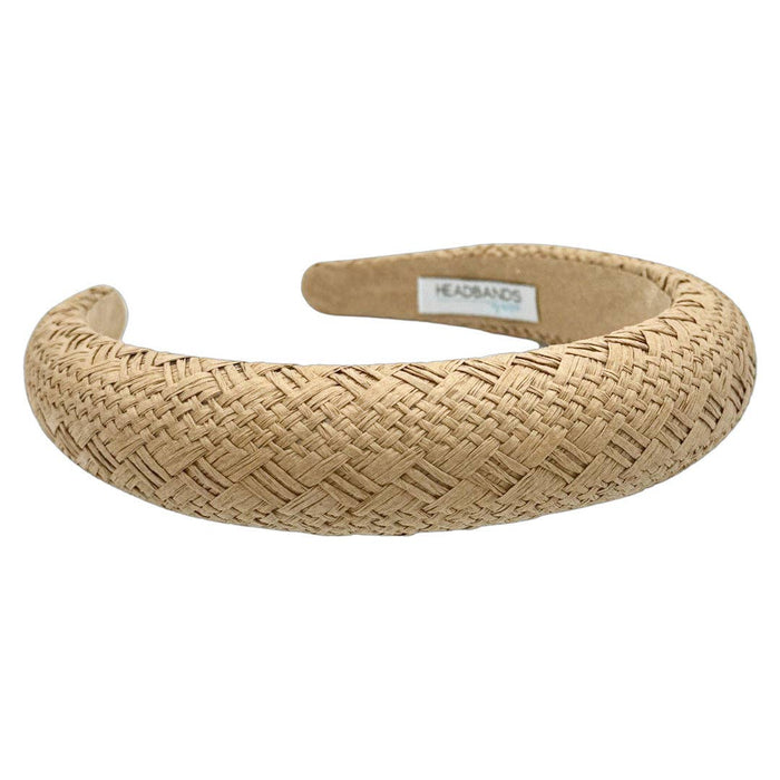 Woven Headband in Tan--Lemons and Limes Boutique