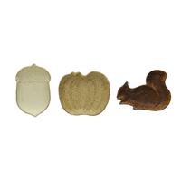 Stoneware Squirrel/Acorn/Pumpkin Shaped Dish, 3 Styles-Lemons and Limes Boutique