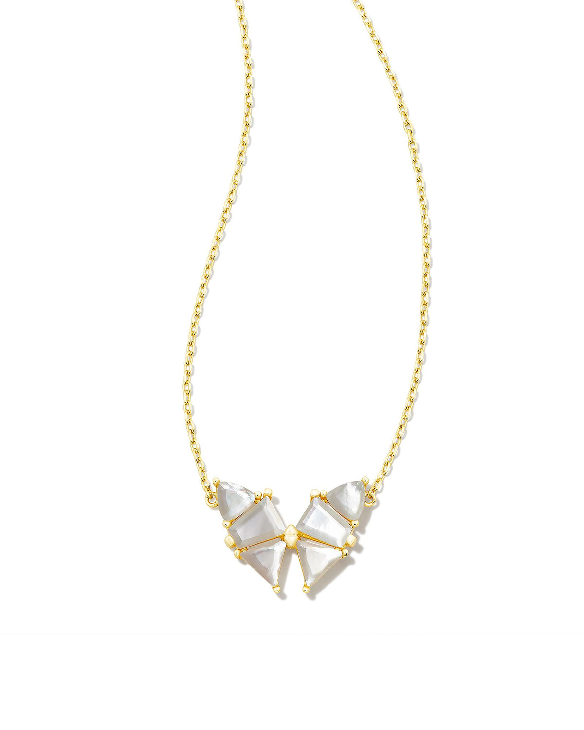 Blair Butterfly Pendant in Gold Ivory Mother of Pearl by Kendra Scott-Lemons and Limes Boutique